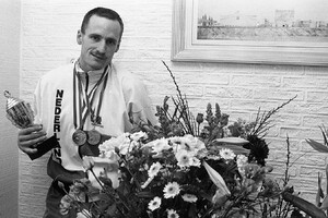 John Cocu als wereldkampioen in 1988. Foto Ed Alem.